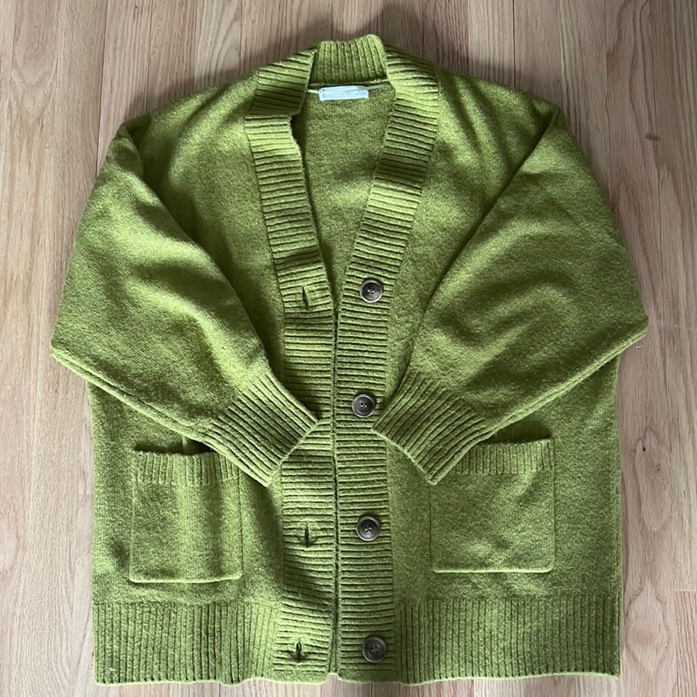Mango Green Cardigan